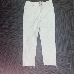 Express white mom jeans size 10 women’s